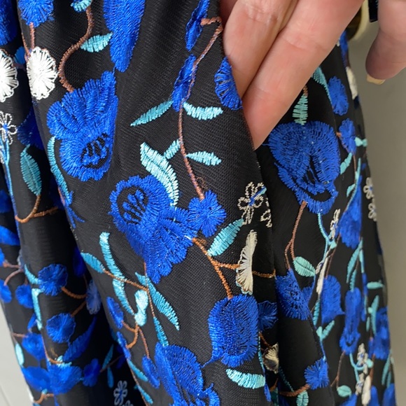 Social occasion by Mon Cheri V-Neck floral long sleeves dress - Picture 8 of 12